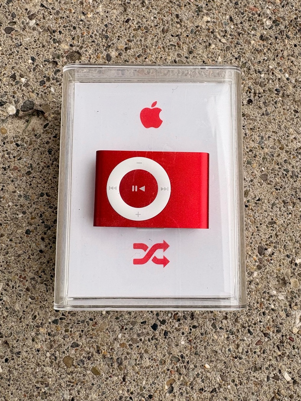 New Open Box Apple iPod Shuffle 2nd Gen (PRODUCT)RED 1GB PB817LL/A